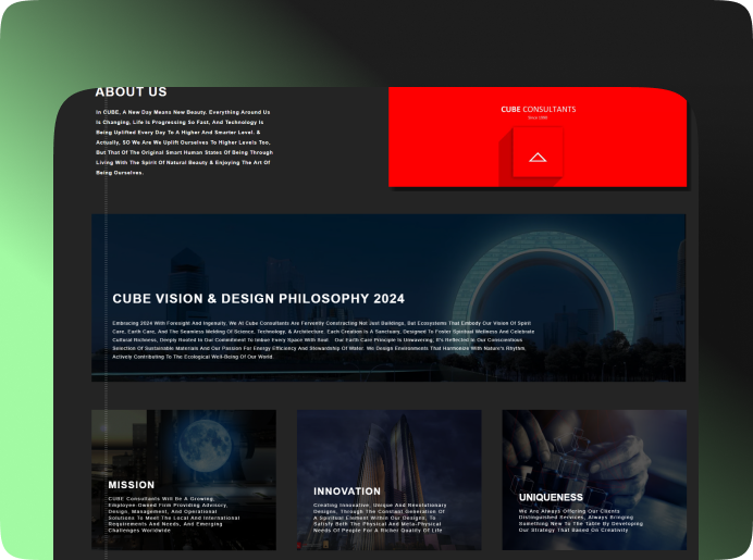 CUBE Consultants — Screenshot 1
