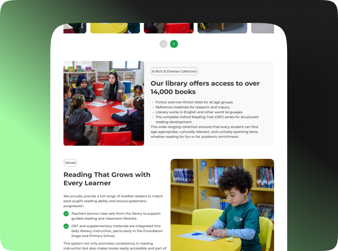 Ethos Education — Screenshot 2